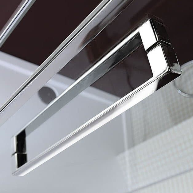 LUCIS LINE uchwyt prysznicowy, chromowany, 340 mm (para)
