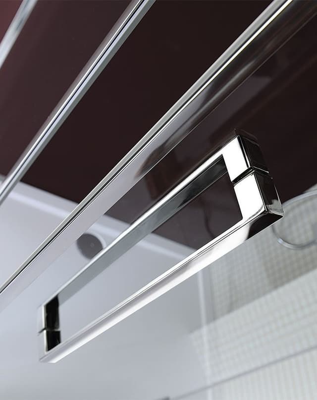 LUCIS LINE uchwyt prysznicowy, chromowany, 340 mm (para)