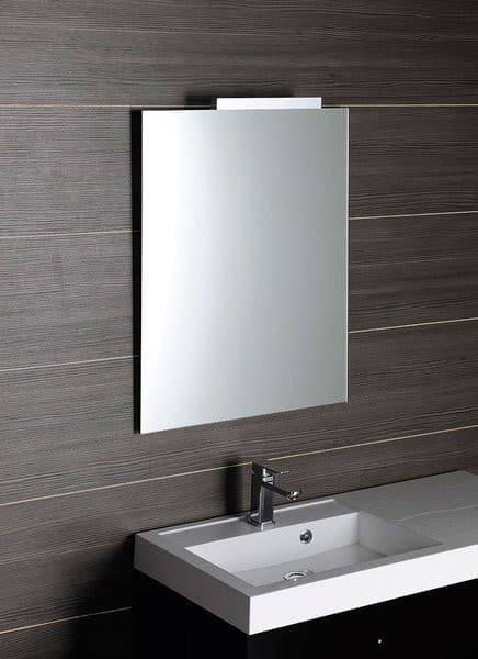 Prostokątne lustro 50x70cm z ochroną przed korozją, bez mocowań