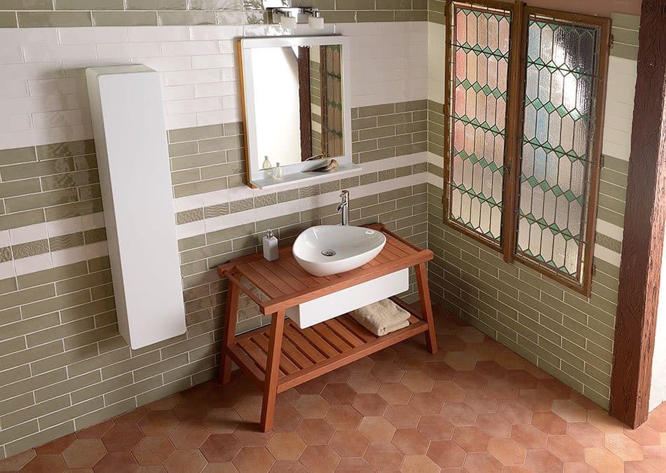 TERUEL umywalka nablatowa ceramiczna 59x39 cm, biała