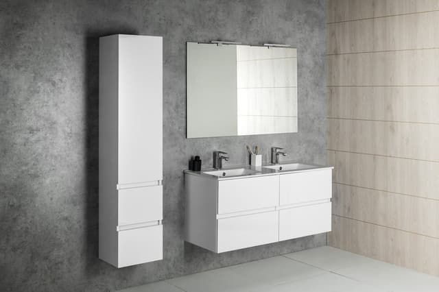 PANEDA szafka umywalkowa 119x55x45,2cm, biały