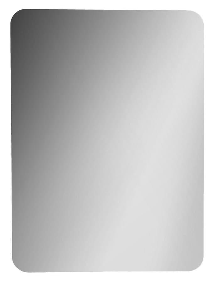 ISHAPE lustro prostokątne 60x80cm z zaokrąglonymi rogami, bez mocowań
