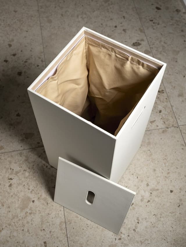 LUXURY kosz na bieliznę 30x61,8x30cm, czarny