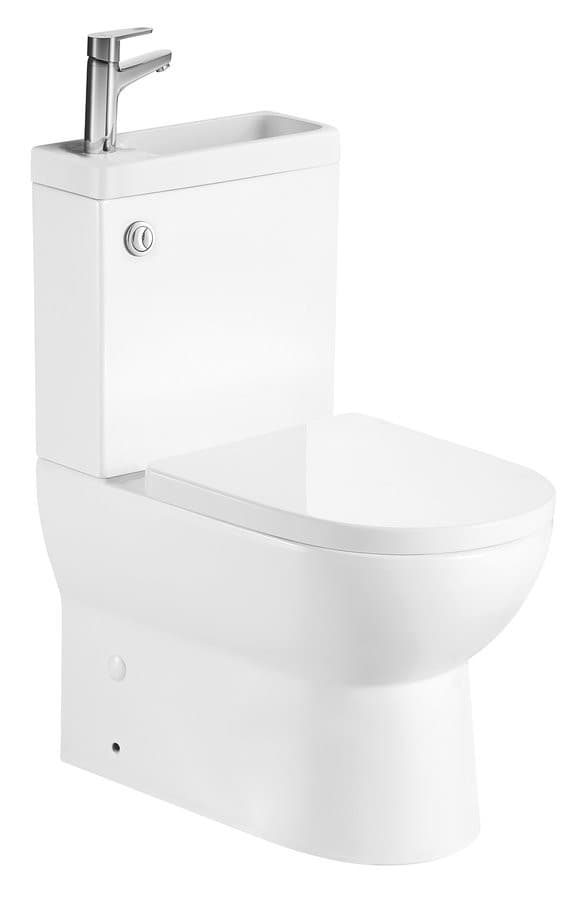 JALTA HYGIE WC combi, Rimless, odpływ poziomy/pionowy, biały