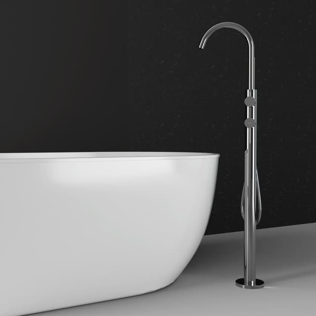 Bateria wannowa ULTRAMIX wolnostojąca, chromowana
