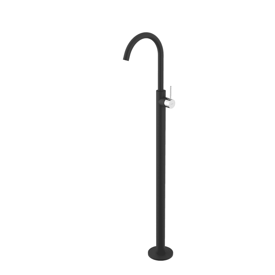 ULTRAMIX bateria umywalkowa podłogowa, czarny mat/chrom