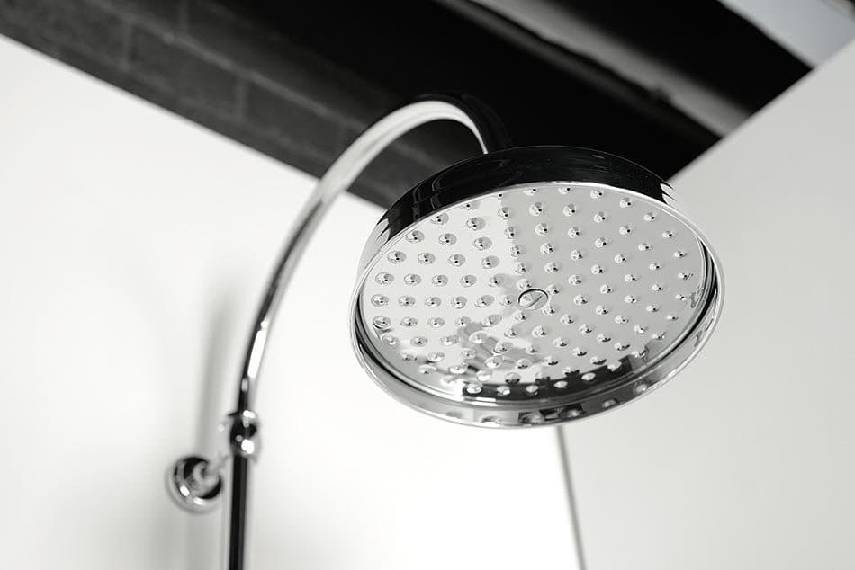 ANTEA zestaw prysznicowy z baterią termostatyczną, chromowany