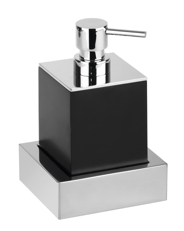 X-STEEL dozownik mydła stojący, 200ml, czarny