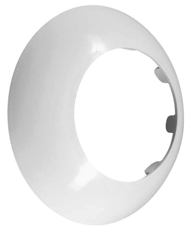 Rozeta 78mm, wysokość 34mm, plastikowa biała
