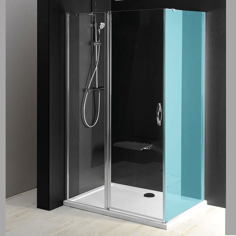 ONE drzwi prysznicowe jednoskrzydłowe 1100 mm, szkło czyste z wykończeniem Coated Glass