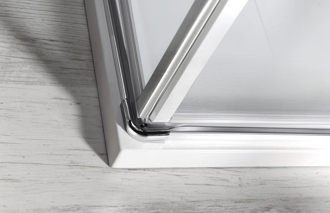 ONE drzwi prysznicowe jednoskrzydłowe 1100 mm, szkło czyste z wykończeniem Coated Glass