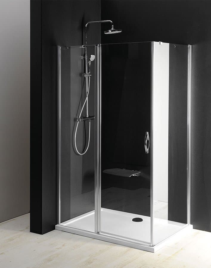 ONE drzwi prysznicowe jednoskrzydłowe 1100 mm, szkło czyste z wykończeniem Coated Glass