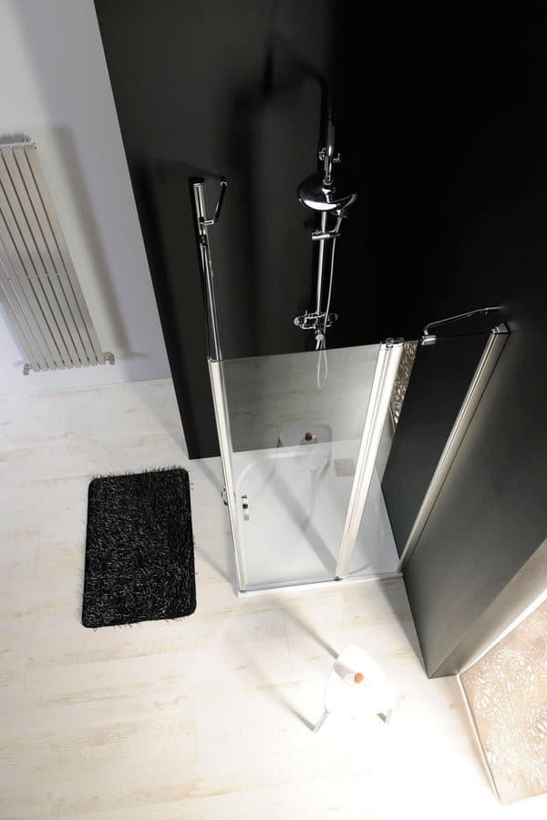 ONE drzwi prysznicowe jednoskrzydłowe 1100 mm, szkło czyste z wykończeniem Coated Glass
