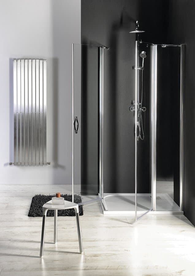 ONE drzwi prysznicowe jednoskrzydłowe 1100 mm, szkło czyste z wykończeniem Coated Glass