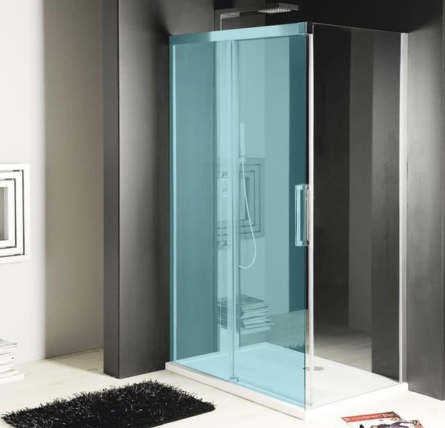 FONDURA ścianka boczna 800 mm, szkło czyste, Coated Glass