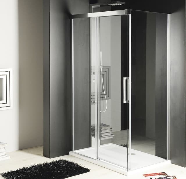 FONDURA ścianka boczna 800 mm, szkło czyste, Coated Glass