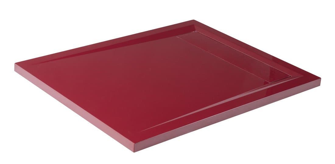 VARESA brodzik kompozytowy z maskownicą syfonu, 100x80cm, biały