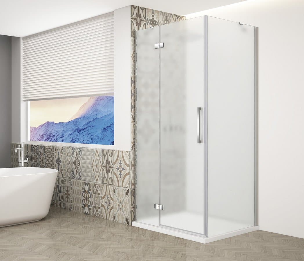 TRINITY CHROME kabina prysznicowa 800x900mm, szkło matowe, lewy otwierany