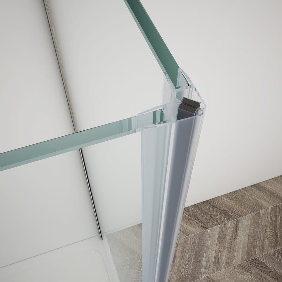 TRINITY CHROME kabina prysznicowa 800x900mm, szkło matowe, lewy otwierany