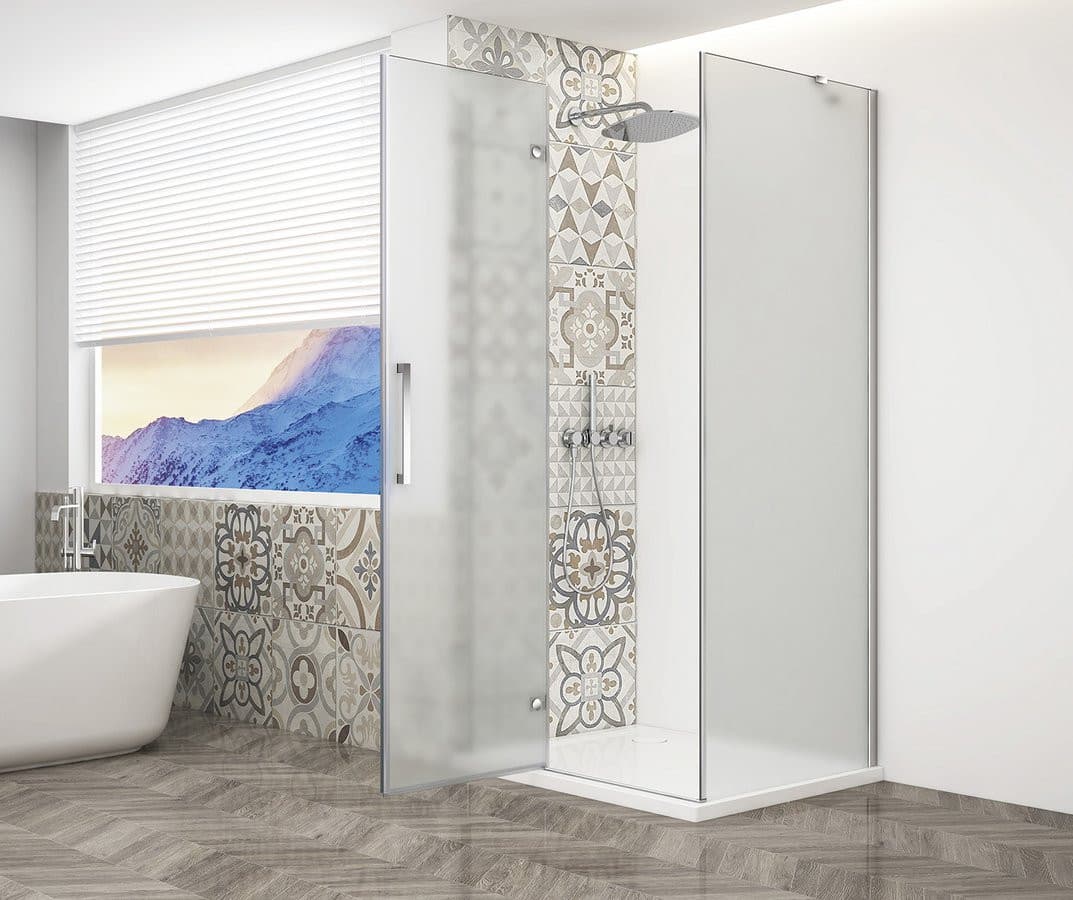 TRINITY CHROME kabina prysznicowa 800x900mm, szkło matowe, lewy otwierany