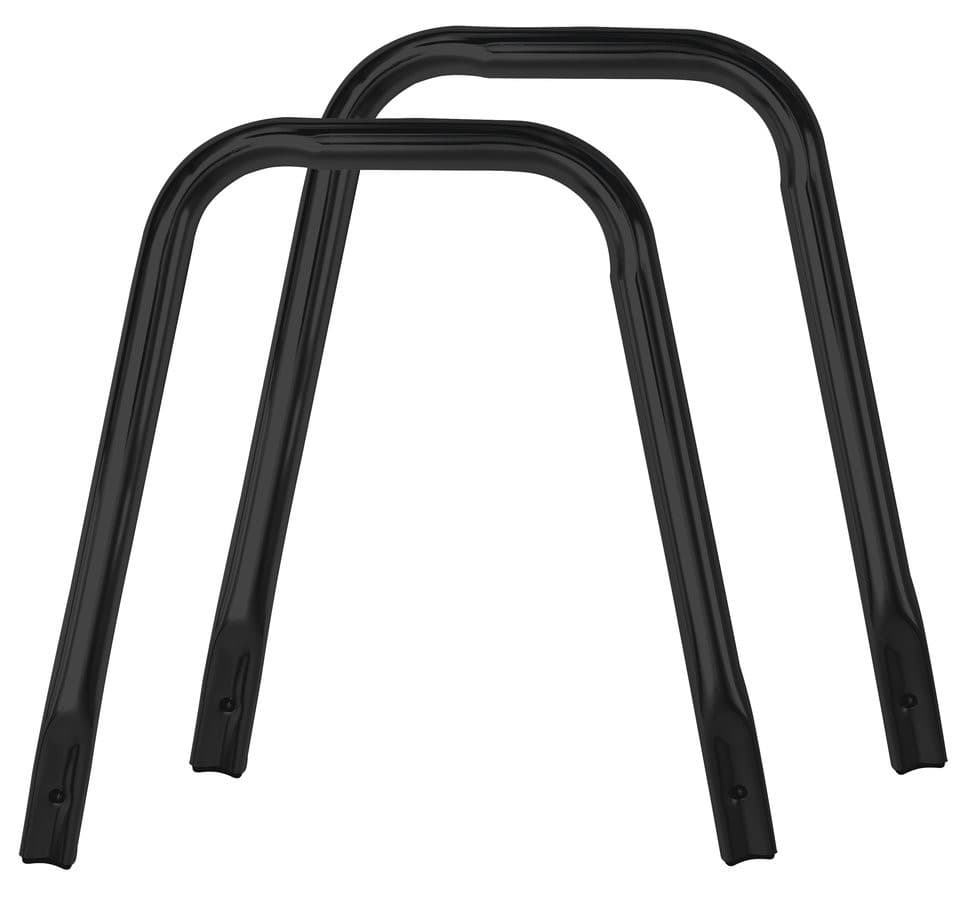 HANDICAP uchwyty do taboretów łazienkowych, aluminiowe czarne