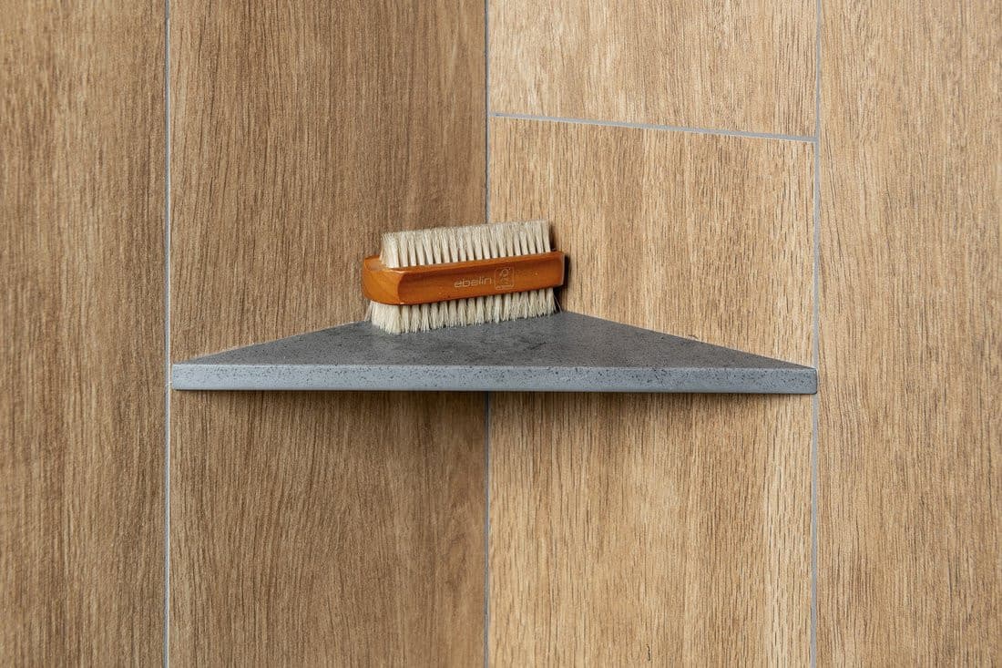 ABELINE narożna półka Rockstone 250x250mm, szara