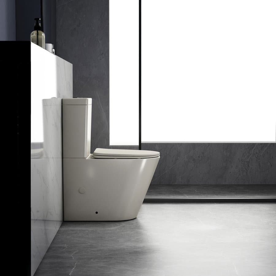 DARIO RIMLESS kompakt WC, odpływ poziomy/pionowy, biały