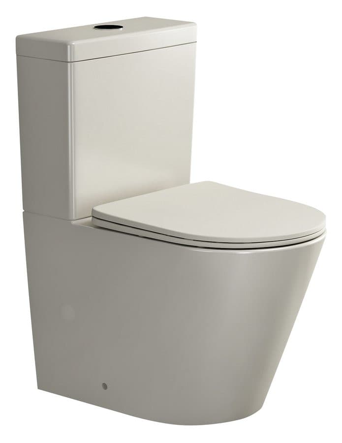 DARIO RIMLESS kompakt WC, odpływ poziomy/pionowy, biały