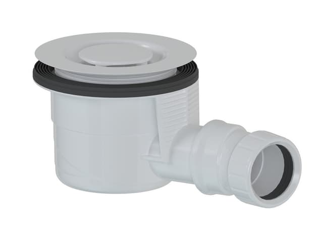 Syfon brodzikowy 90mm DN40 z białą pokrywką