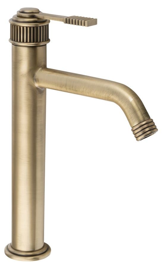 Bateria umywalkowa VERSI, stojąca brązowa, wysokość 240mm
