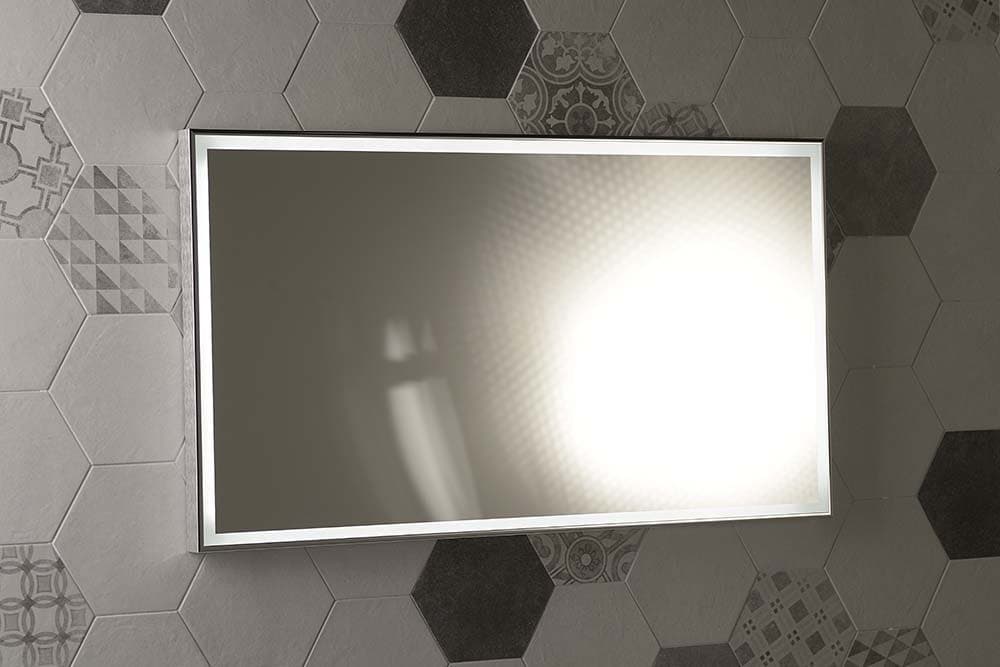 LUMINAR lustro prostokątne z oświetleniem LED 900x500mm, chrom
