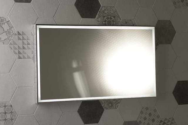 LUMINAR lustro prostokątne z oświetleniem LED 900x500mm, chrom