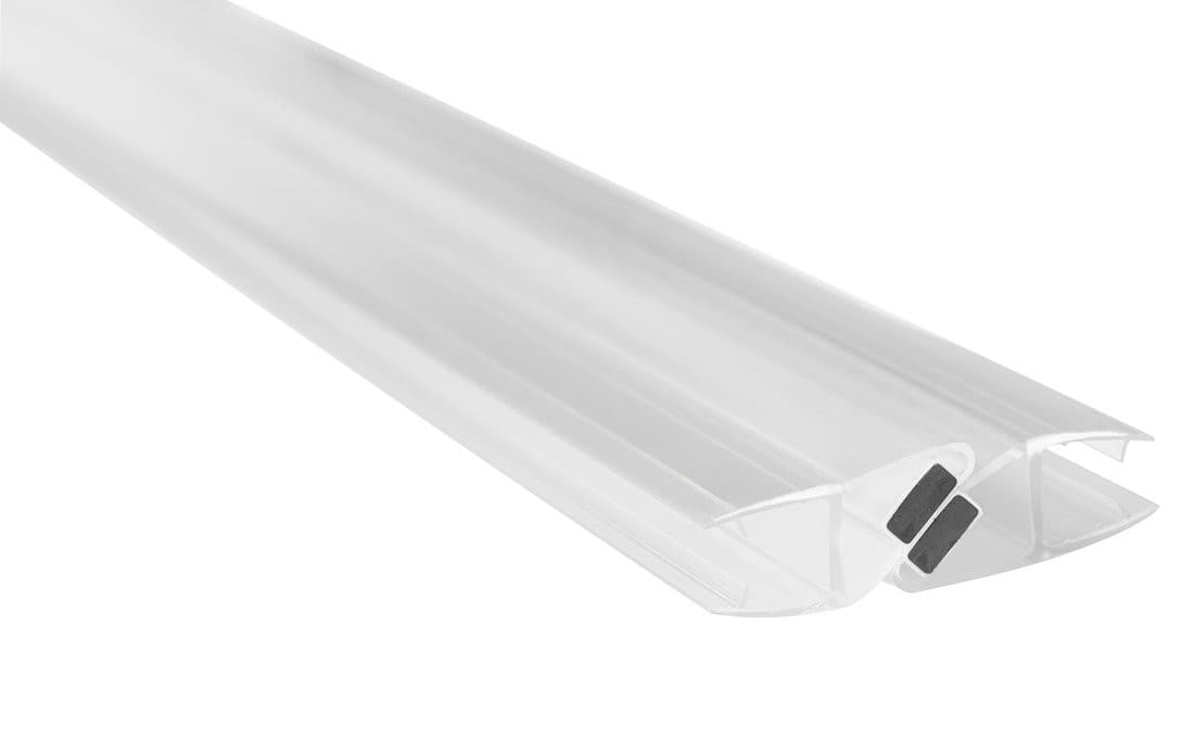 Magneticé tesnení 45°, sklo 8/8mm