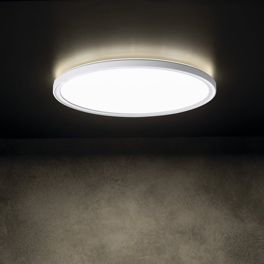 AZPO lampa sufitowa LED, średnica 225mm, 11,8W, IP54, biały