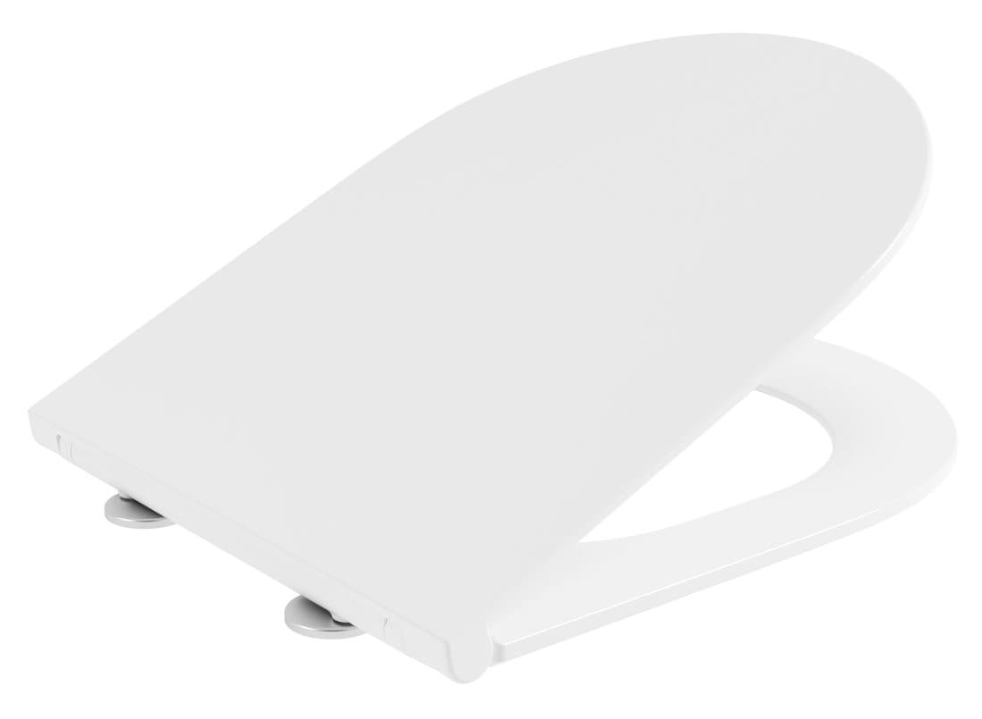 GLANZ deska WC, SLIM, Soft Close, Easy Take, biały