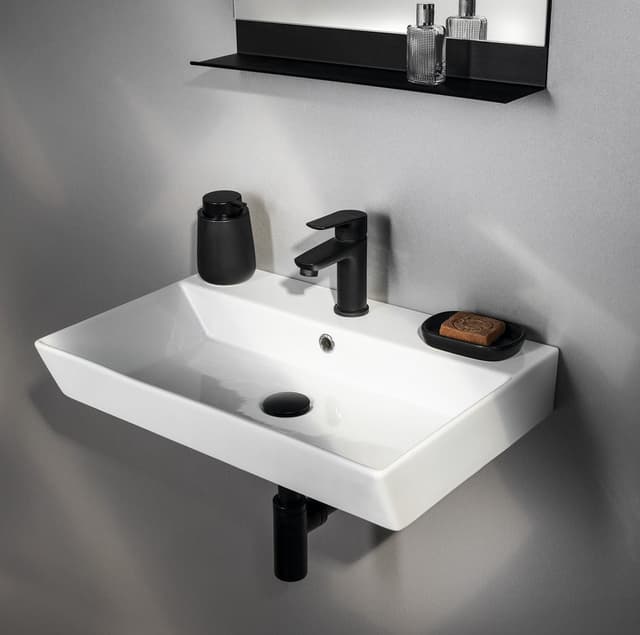 ORION umywałka ceramiczna 59x38,6cm, biały