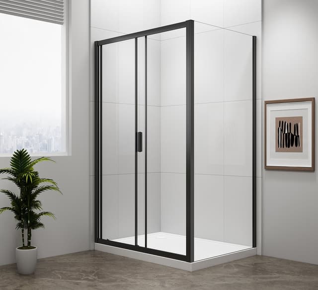 EASY BLACK kabina prysznicowa 1100x800mm wariant L/P