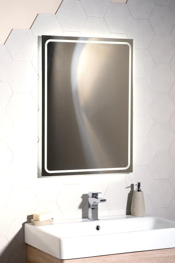 Lustro GEMINI II z LED, prostokątne 600x800mm