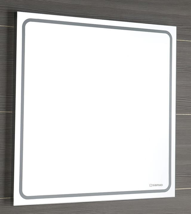 Lustro GEMINI II z LED, kwadratowe 700x700 mm