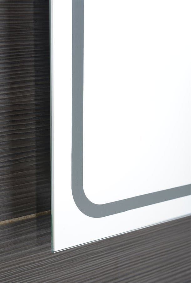 Lustro GEMINI II z LED, kwadratowe 700x700 mm