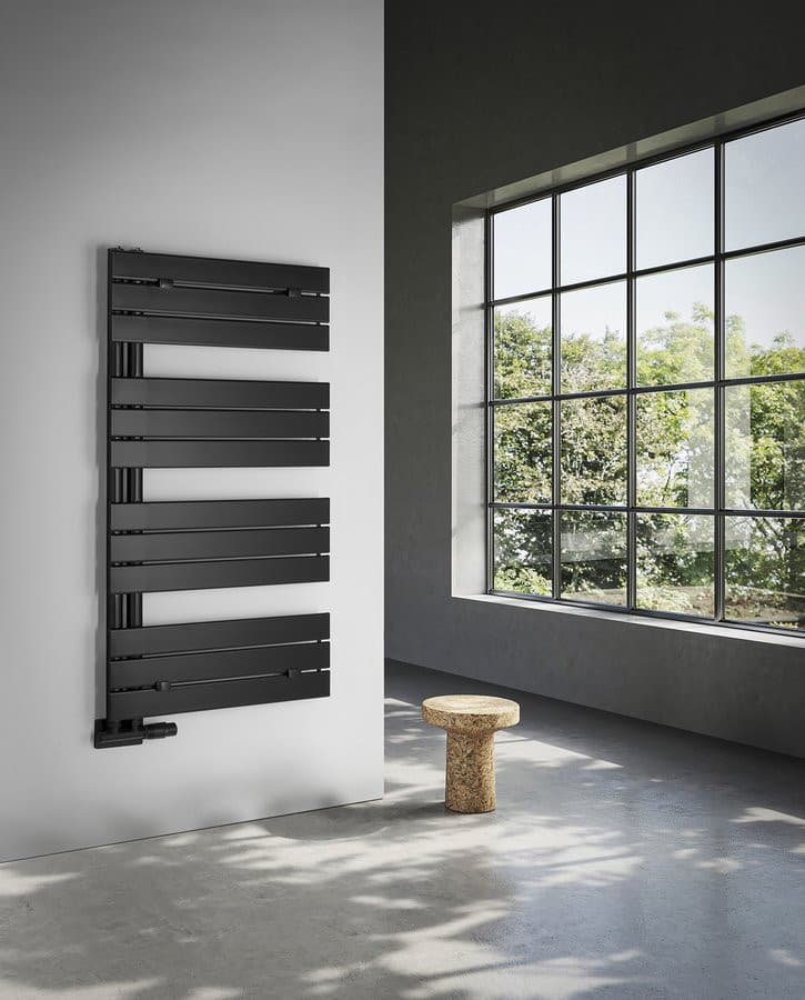 MYTHOS grzejnik łazienkowy 500x1130 mm, czarny matt