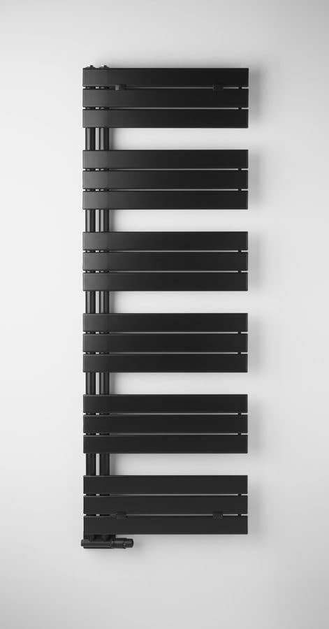 MYTHOS grzejnik łazienkowy 500x1730 mm, czarny mat