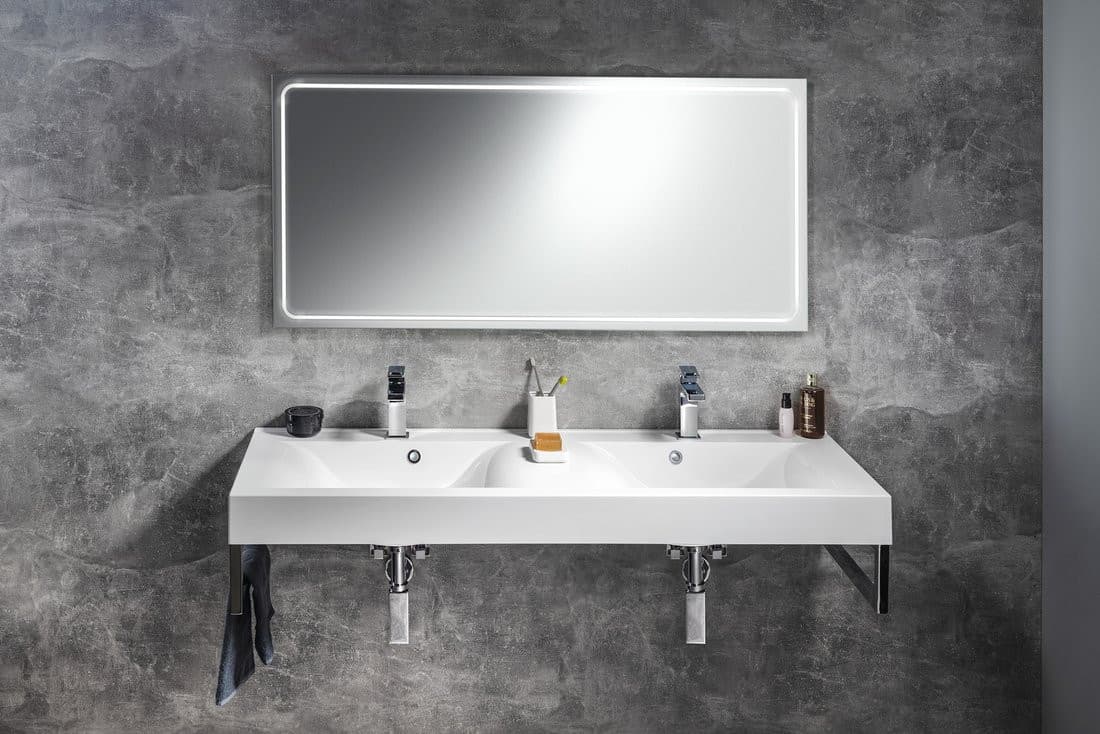 Lustro GEMINI II z oświetleniem LED prostokątne 1300x600mm