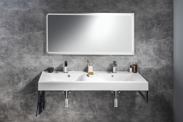 Lustro GEMINI II z oświetleniem LED prostokątne 1300x600mm
