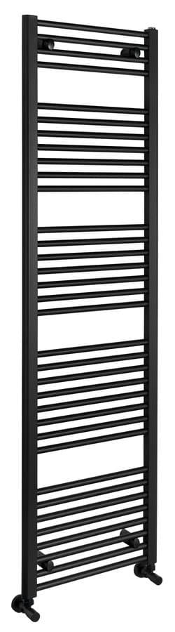 DIRECT grzejnik łazienkowy 450x1680 mm, czarny mat
