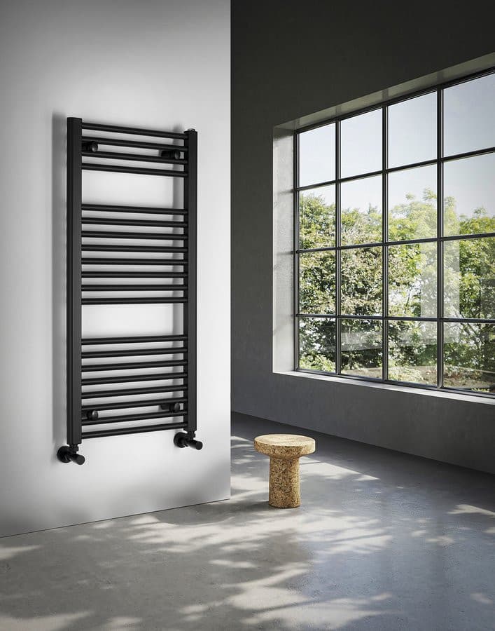 DIRECT grzejnik łazienkowy 450x960 mm, czarny mat