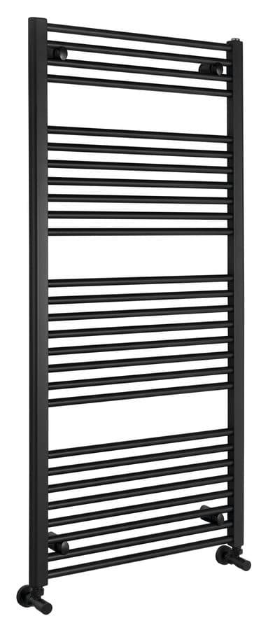 DIRECT grzejnik łazienkowy 600x1320 mm, czarny mat