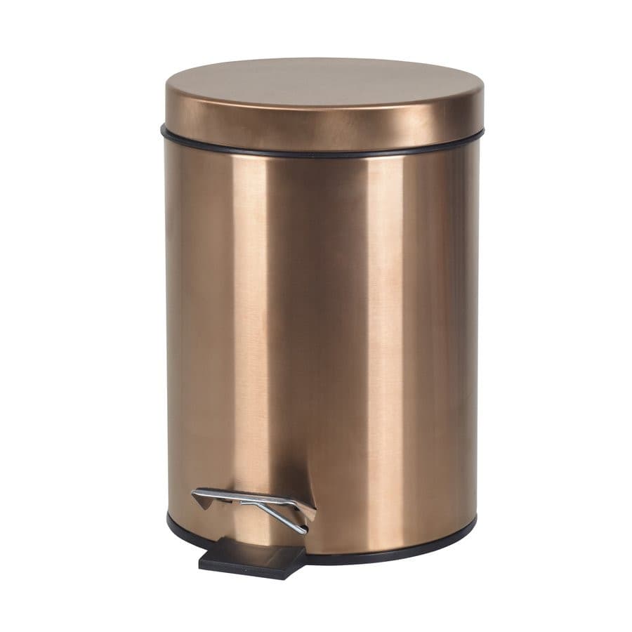 X-ROUND COPPER kosz na śmieci 3l, miedź mat