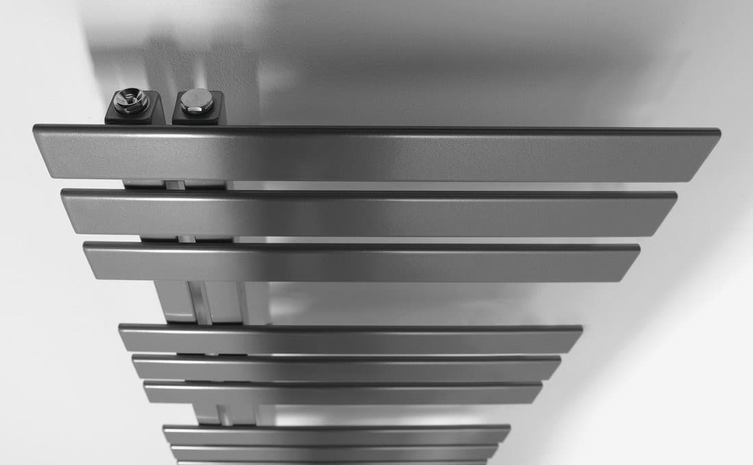 SILVANA grzejnik stalowy 500x1236 mm, metaliczne srebro