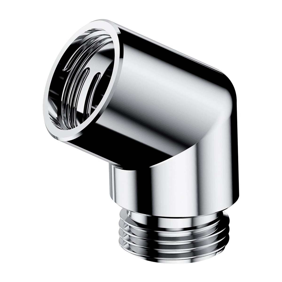 kolanko rączki prysznicowej, chrom połysk